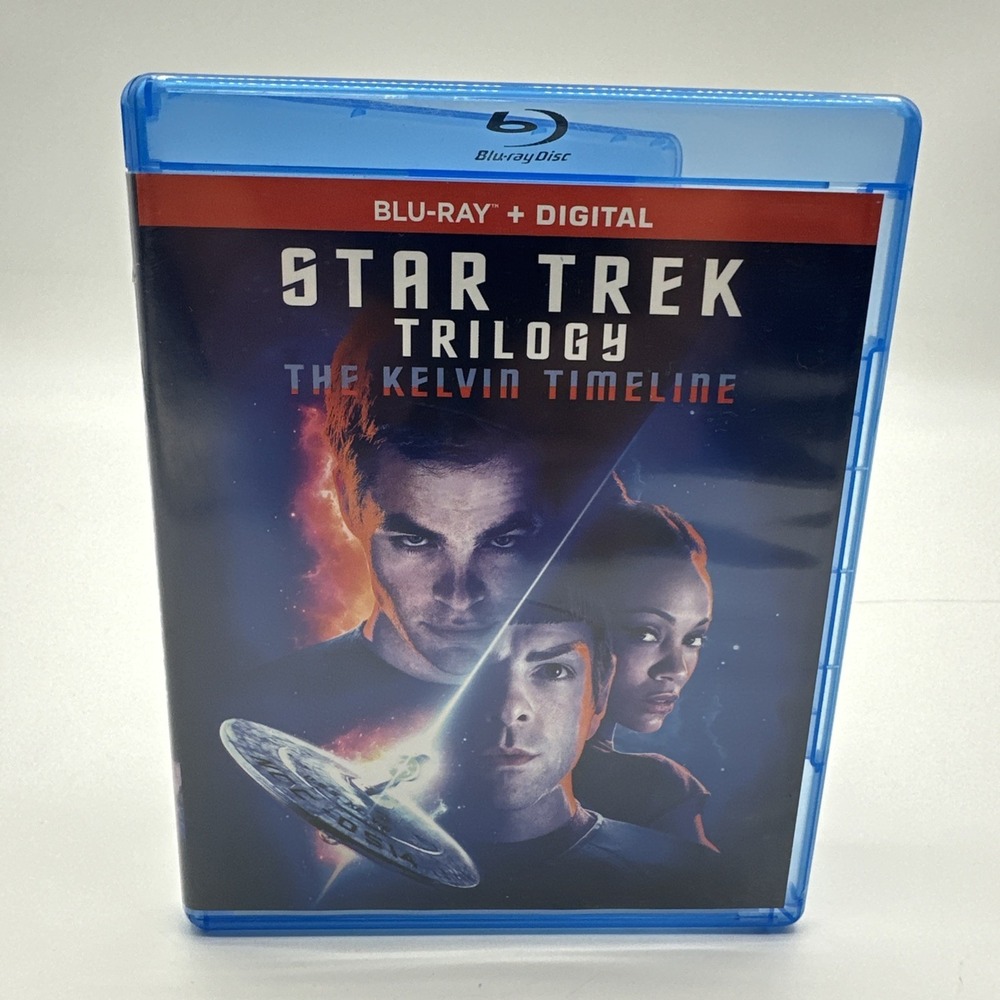 Star Trek Trilogy: the Kelvin Timeline Blu‎ Ray Set DVD Complete